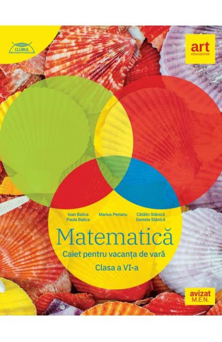MATEMATICĂ. Caiet pentru vacanța de vară. Clasa a VI-a