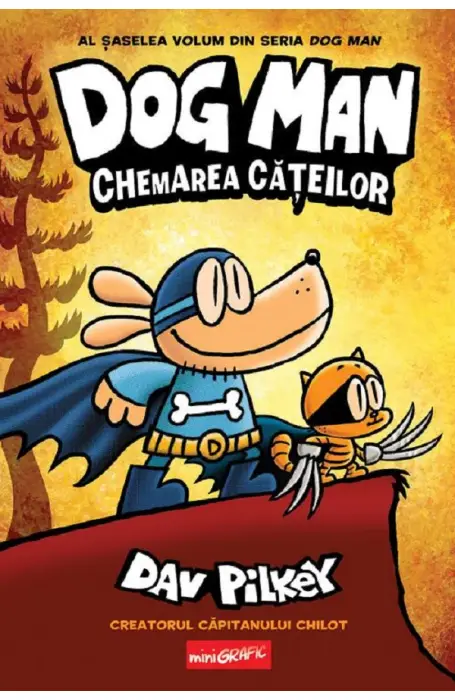 DOG MAN 6 CHEMAREA CATEILOR MINIGRAFIC