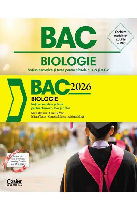 BAC 2026 BIOLOGIE 9 - 10 CORINT