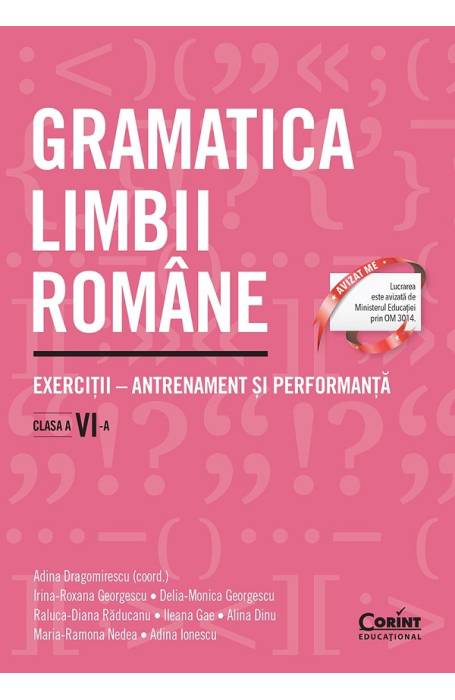 GRAMATICA 6 EXERCITII - ANTRENAMENT SI PERFORMANTA 2025 CORINT