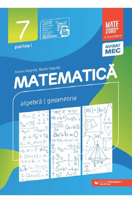 MATEMATICA 7 CONSOLIDARE PARTEA 1 P45 2025-2026 9789734742936