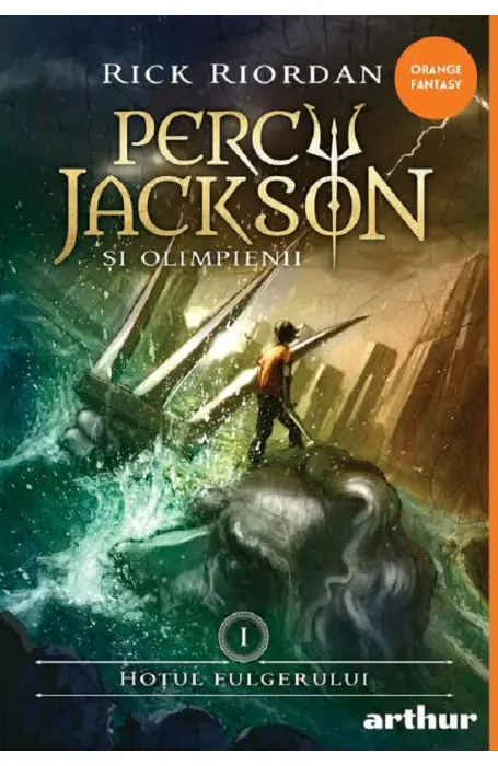 PERCY JACKSON 1 HOTUL FULGERULUI HC ORANGE FANTASY 2024