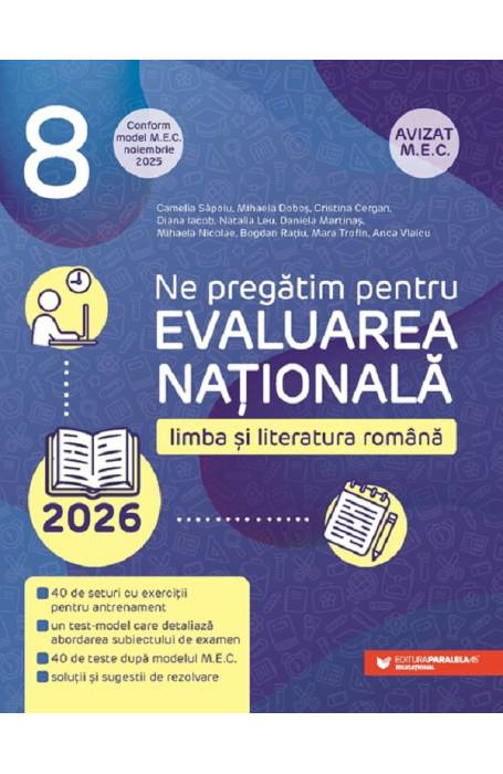 ROMANA 8 EVALUARE NATIONALA 2026 ED 2 (MODEL NOV 2025)