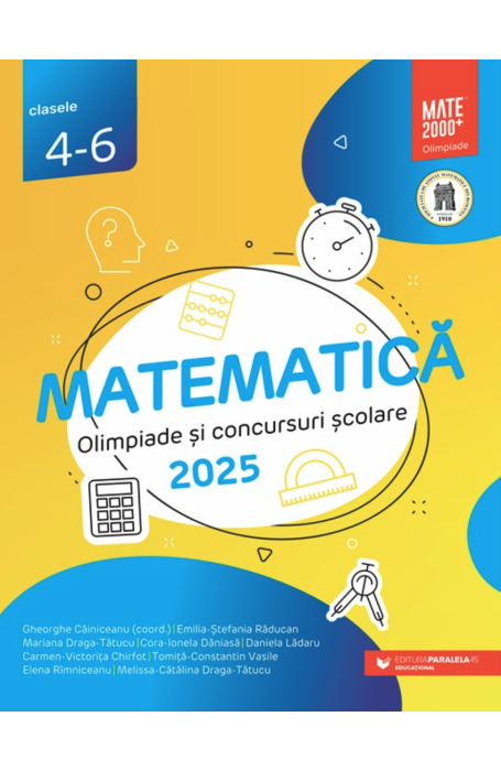 MATEMATICA 4-6 OLIMPIADE SI CONCURSURI 2025