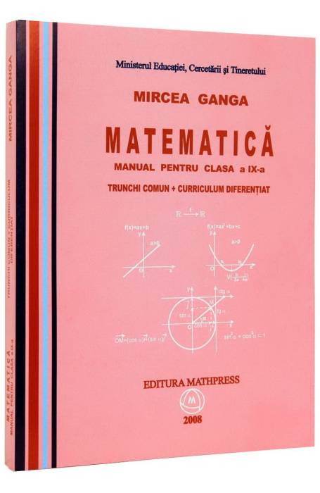 MATEMATICA 9 GANGA MAN TC + CD M1