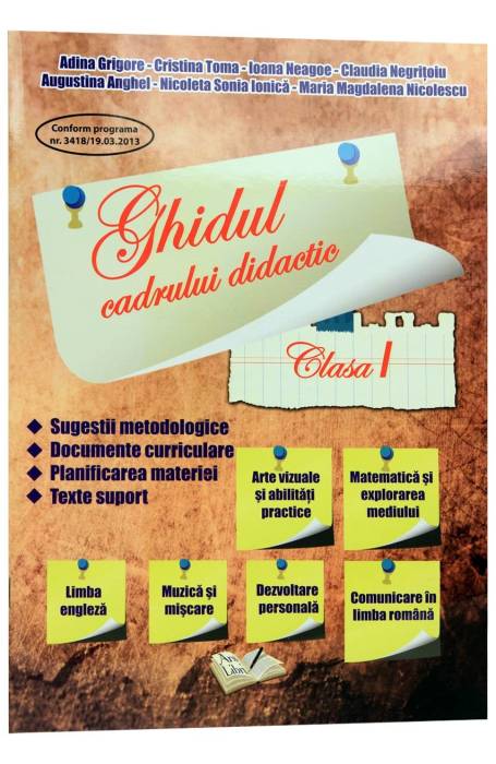 GHIDUL CADRULUI DIDACTIC CLASA 1 ARS LIBRI