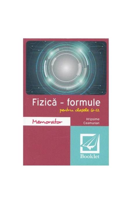 FIZICA FORMULE 6-12 BOKKLET 2016