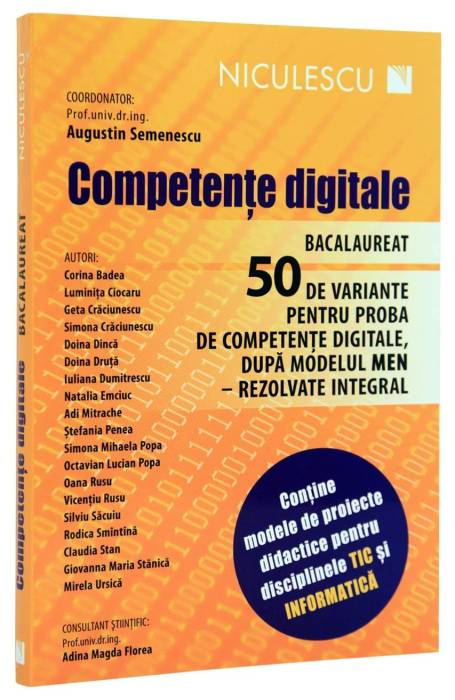 COMPETENTE DIGITALE BAC 50 DE VARIANTE