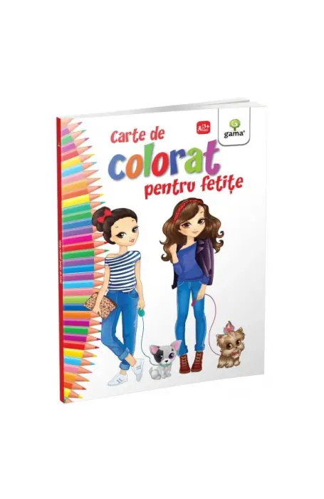 CARTE DE COLORAT PENTRU FETITE