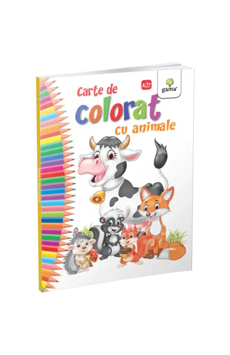 CARTE DE COLORAT CU ANIMALE