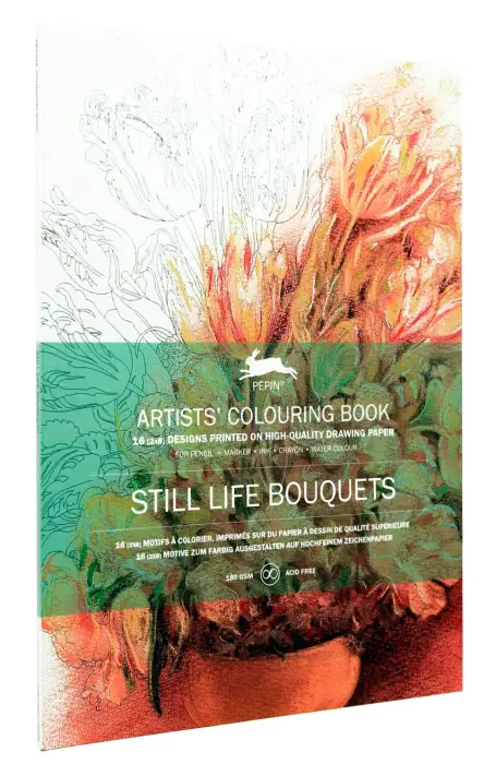 PP804-8 CARTE DE COLORAT STILL LIFE BOUQUETS