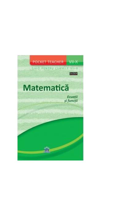 POCKET TEACHER MATEMATICA VII - X DPH