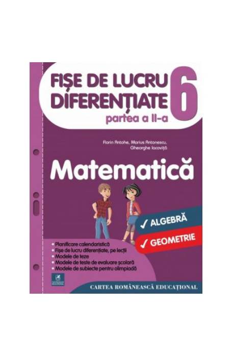 MATEMATICA 6 SEM 2 FISE DE LUCRU DIFERENTIATE CR