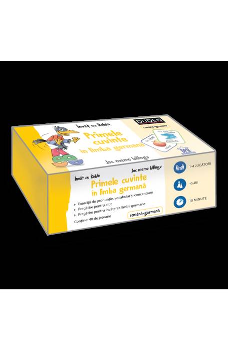 INVAT CU ROBIN PRIMELE CUVINTE IN LIMBA GERMANA - JOC MEMO BILINGV