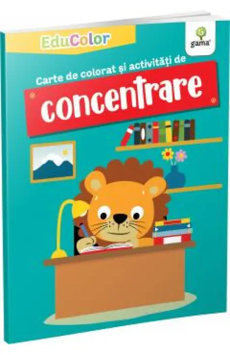 CARTE DE COLORAT SI ACTIVITATI DE CONCENTRARE 4-6 ANI