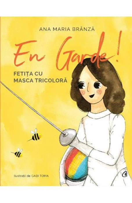 EN GARDE! FETITA CU MASCA TRICOLORA