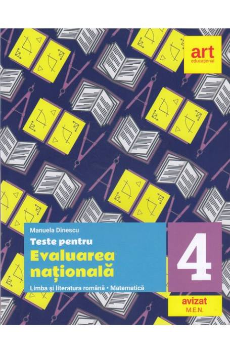 TESTE PENTRU EVALUAREA NATIONALA 4 ROMANA + MATE ART KLET 2023
