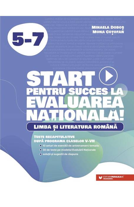 START PENTRU SUCCES 5-7 SIMULAREA EVALUARII NATIONALE P45 9789734742448