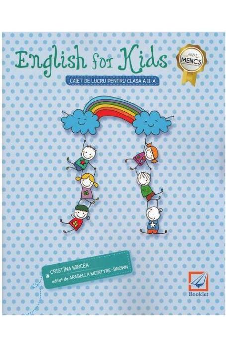ENGLISH FOR KIDS 2 CAIET 2016 ALB NEGRU