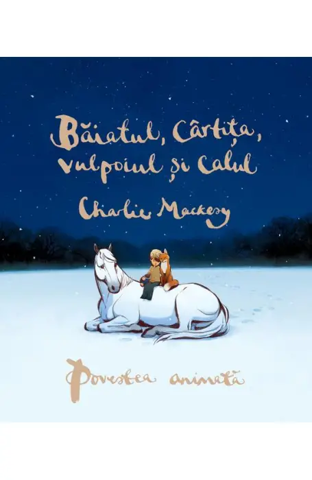 BAIATUL, CARTITA , VULPOIUL SI CALUL - POVESTEA ANIMATA GRAFIC