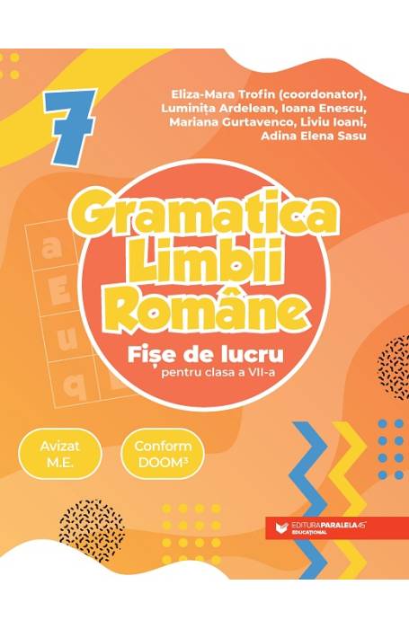 GRAMATICA 7 FISE DE LUCRU 2024 P45