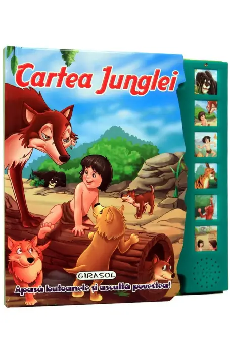 CARTEA JUNGLEI CU SUNETE