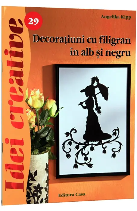 DECORATIUNI CU FILIGRAN IN ALB SI NEGRU