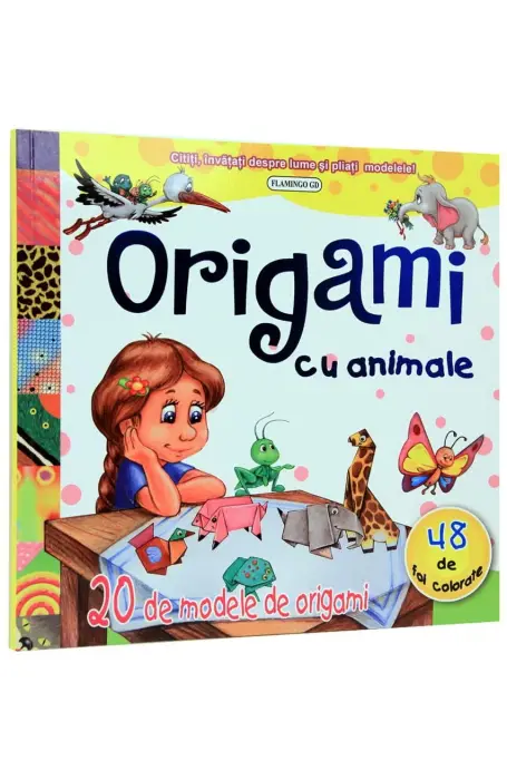 ORIGAMI CU AIMALE FLAMINGO