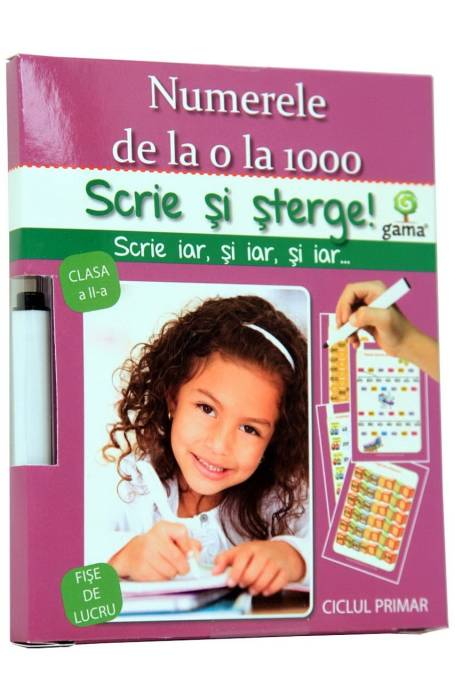 NUMERELE DE LA 0 LA 1000 SCRIE SI STERGE