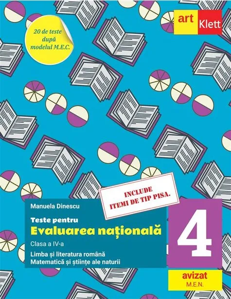 Evaluare Nationala 4 Mate si Romana 2025 Art Inclute Itemi de Tip Pisa