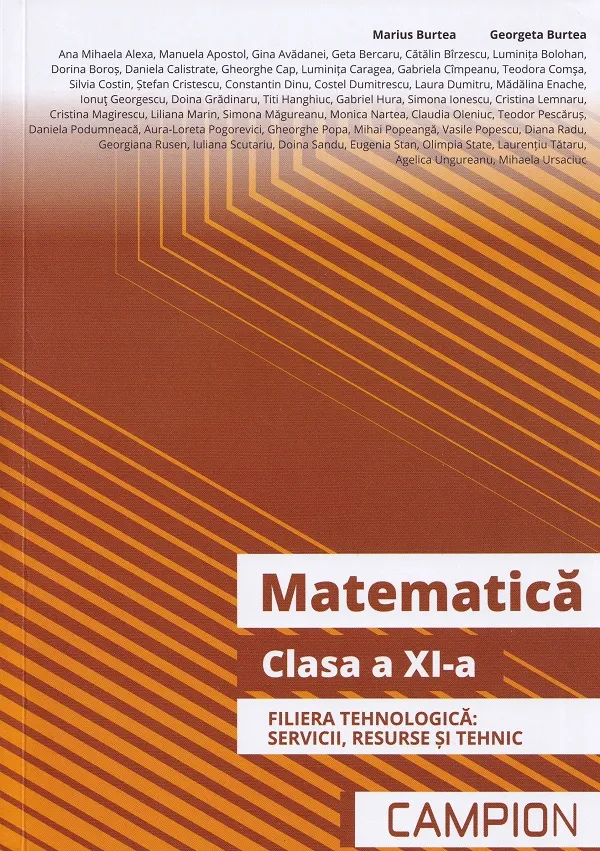 Matematica 11 Tehnologic Campion