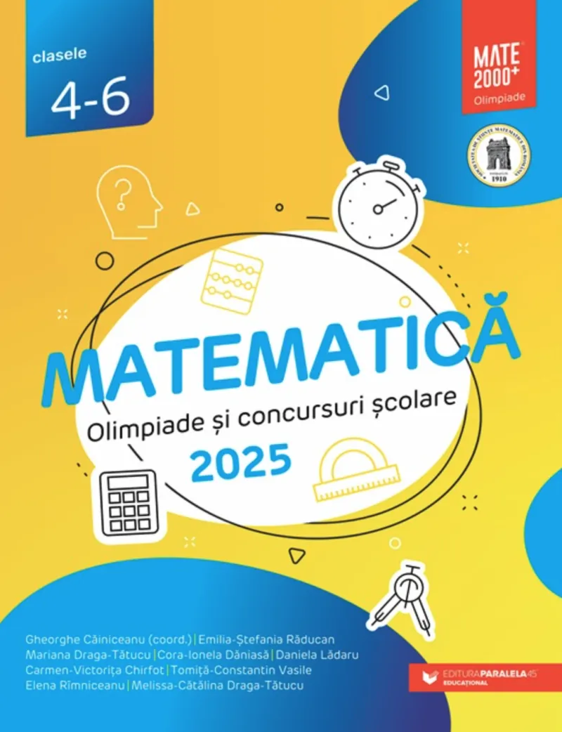 Matematica 4-6 Olimpiade si Concursuri 2025