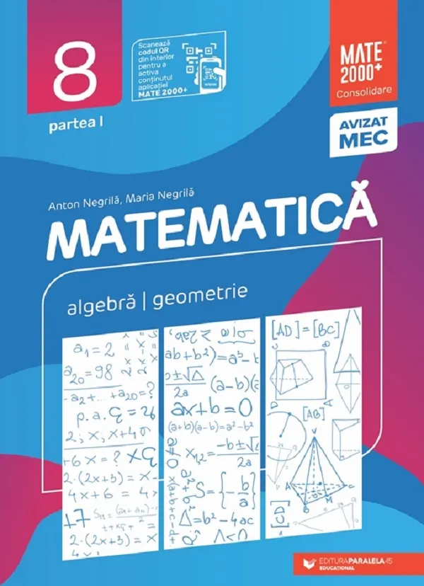 Matematica 8 Consolidare Partea 1 2025-2026 P45 9789734742950