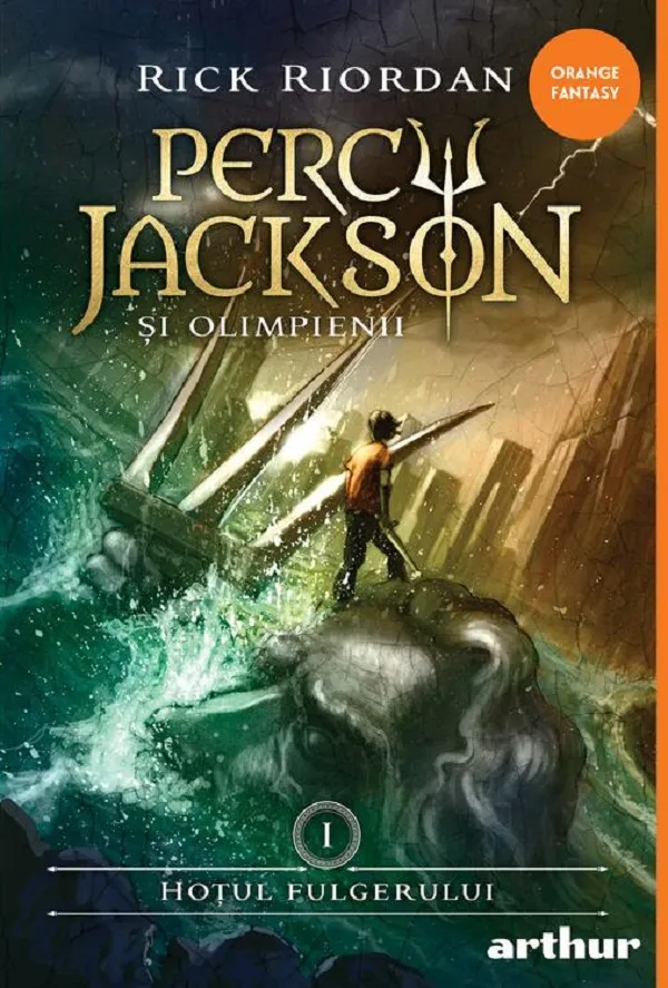 Percy Jackson 1 Hotul Fulgerului Hc Orange Fantasy 2024
