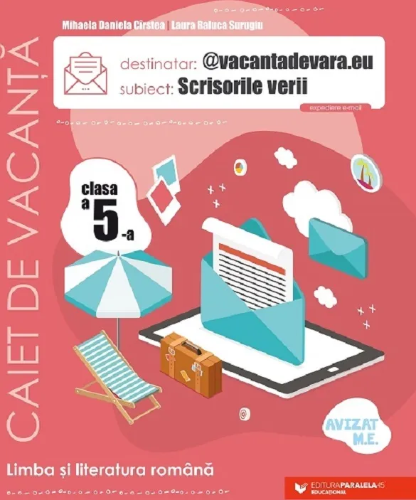 Scrisorile Verii Romana 5 Caiet de Vacanta Ed 6 P45