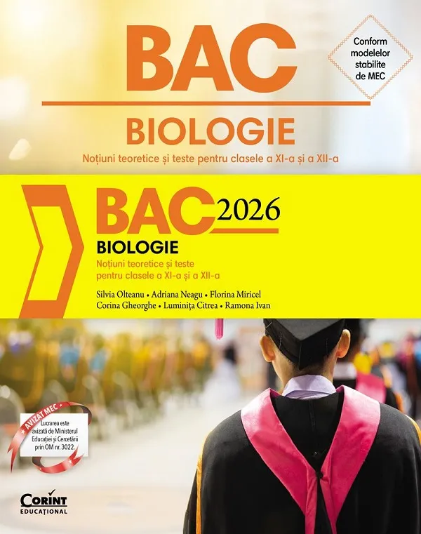 Bac 2026 Biologie 11 - 12 Corint