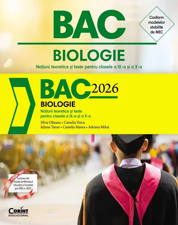 Bac 2026 Biologie 9 - 10 Corint