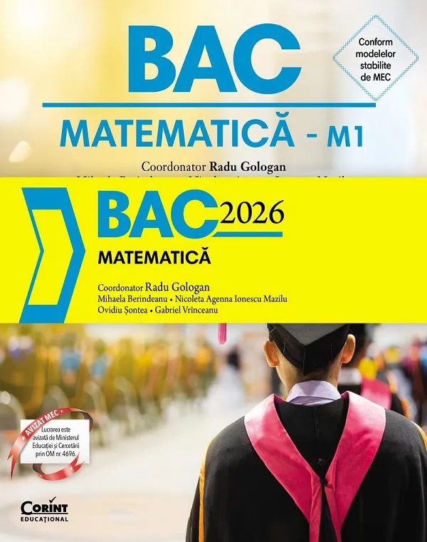 Bac 2026 Matematica M1 Corint
