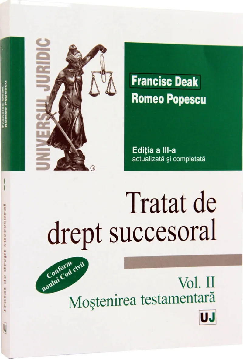 Tratat de Drept Succesorial Vol 2 Mostenirea Testamentara