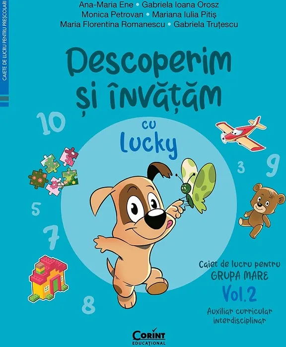Caiet de Lucru Grupa Mare Vol 2 Descoperim si Invatam cu Lucky Corint